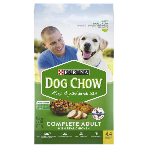 Dog Chow Dry Dog Food, Complete Adult With Real Chicken