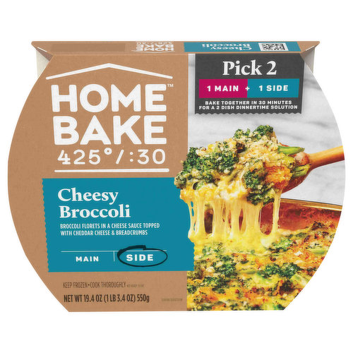 Homebake 425/:30 Cheesy Broccoli