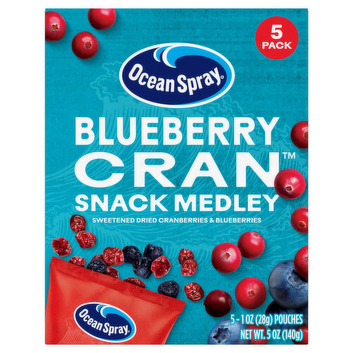 Ocean Spray Snack Medley, Blueberry Cran