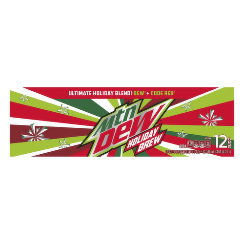 Mtn Dew Soda, Holiday Brew