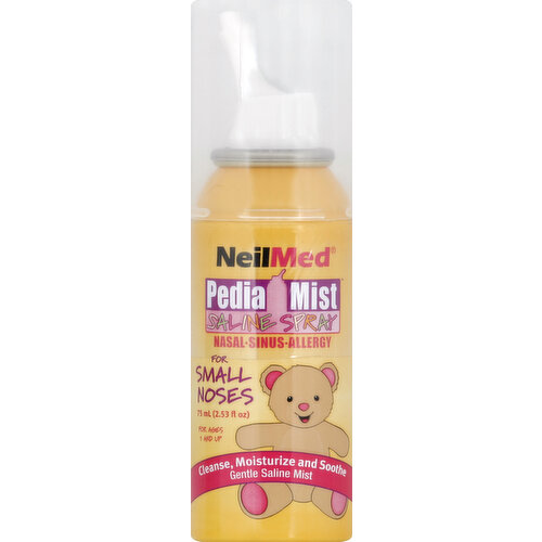 NeilMed Saline Spray, Pedia Mist, for Small Noses