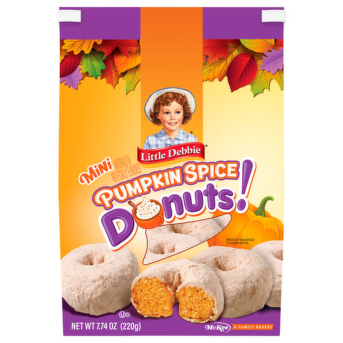 Little Debbie Donut, Pumpkin Spice, Mini