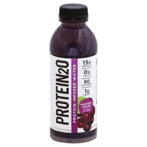 Protein2o Water, Protein Infused, Harvest Grape