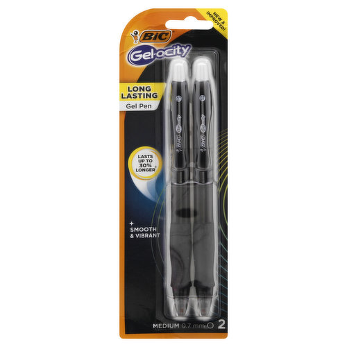 Gel Pen, Long Lasting, Medium, 0.7 mm
