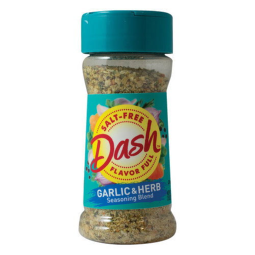 Dash Salt-Free Garlic & Herb Seasoning Blend - Kosher, 2.5 oz