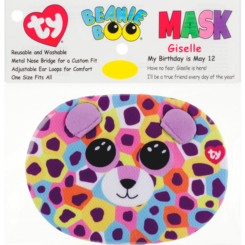 ty Beanie Boo Face Mask, Giselle