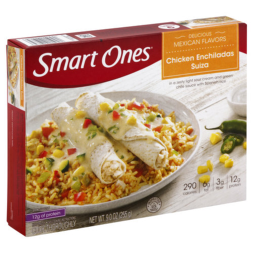 Smart Ones Chicken Enchiladas Suiza