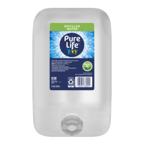 LOW CARB PROTEIN DRINK: a gallon of distilled water/a packet of