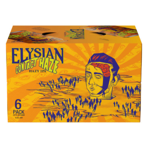 Elysian Brewing Beer, Hazy IPA, 6 Pack