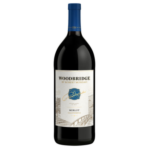 Woodbridge by Robert Mondavi. Established in 1979. In 1979, Robert Mondavi founded Woodbridge Winery near his childhood home of Lodi, California to craft fine wines for everyday enjoyment. Our Merlot has luscious aromas of blackberries and cherries, complemented by flavors of ripe plum with a smooth finish. Wine to me is passion. It's family and friends. It's warmth of heart and generosity of spirit. - Robert Mondavi.