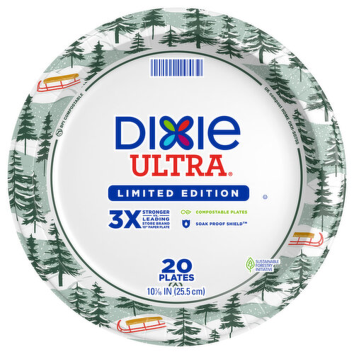 Dixie Ultra Plates, Compostable