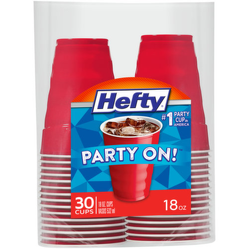 Hefty 18 oz. Red Cups