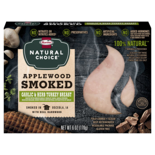 Hormel Applewood Smoked Garlic & Herb Turkey Breast