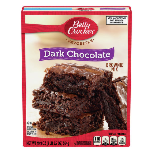 Betty Crocker Brownie Mix, Dark Chocolate