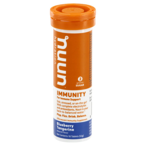 Nuun Immunity, Blueberry Tangerine, Tablets