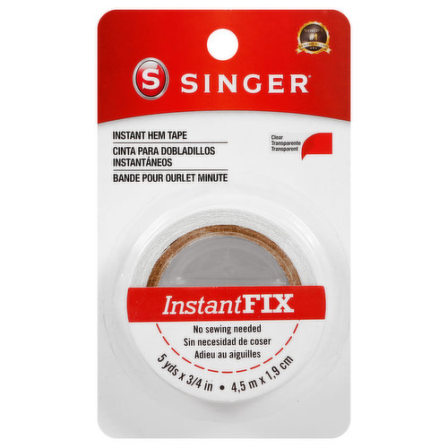 Singer Tape, Instant, Hem