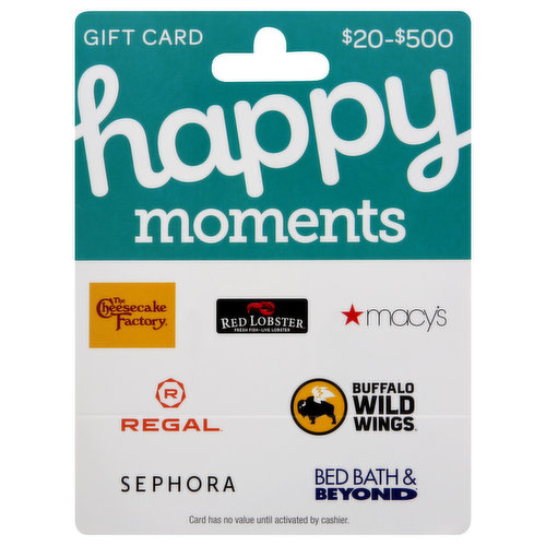 Gift Card Mall Gift Card, Happy Moments, 20500