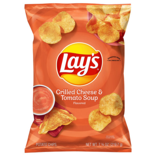 Lay's Potato Chips, Grilled Cheese & Tomato Soup Flavored