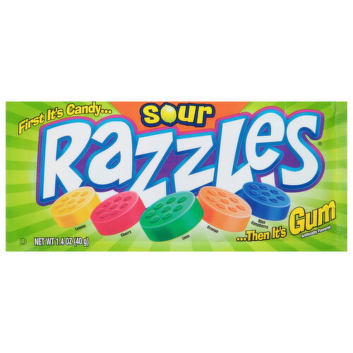 Razzles Candy, Sour