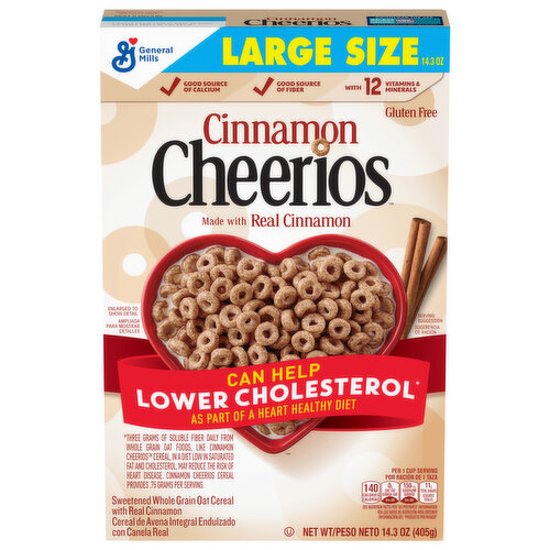 Honey Nut Cheerios Cereal Nutrition Facts - Eat This Much