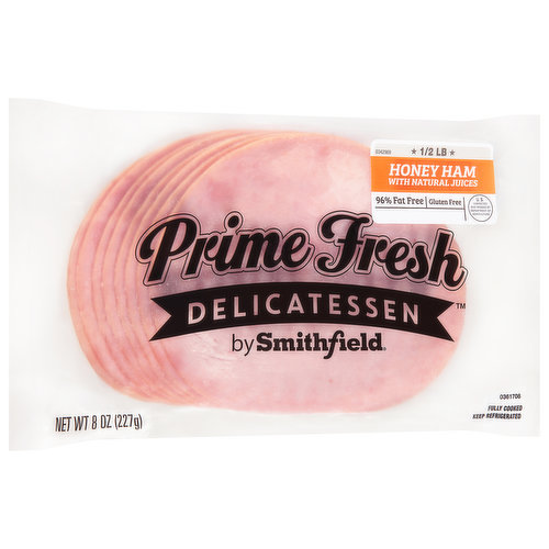 Prime fresh delicatessen by Smithfield. Fully cooked.