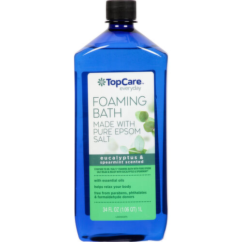 TopCare Foaming Bath, Eucalyptus & Spearmint Scented