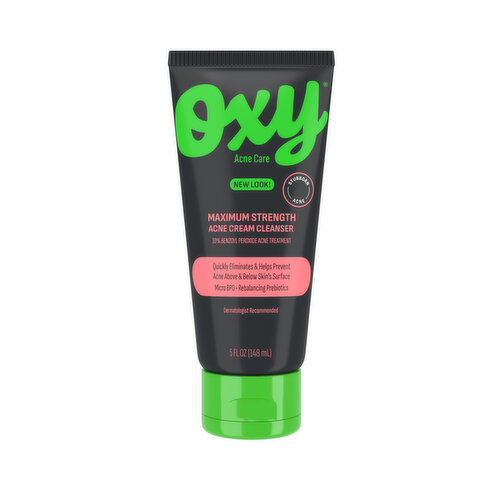 Oxy Acne Treatment, Maximum Strength, Soothing Cream