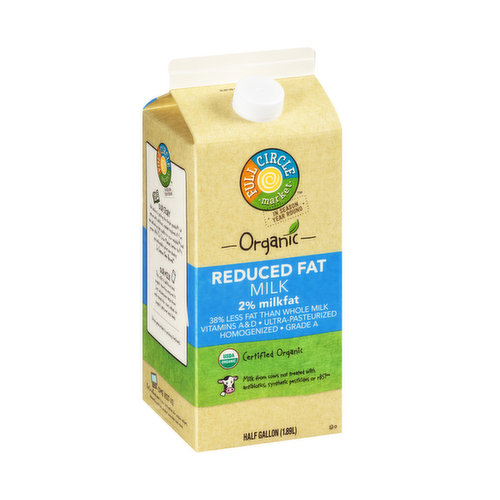 Organic 2% Reduced Fat Milk
