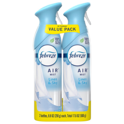 Febreze Air Refresher, Linen & Sky, Value Pack