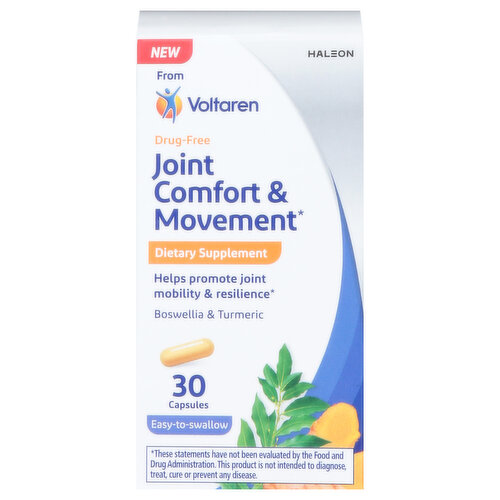 Voltaren Joint Comfort & Movement, Drug-Free, Capsules