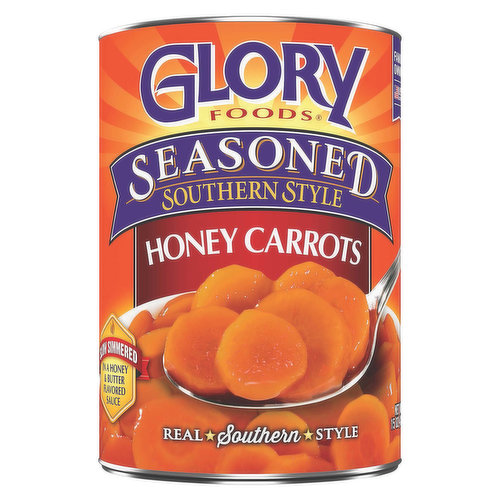 Family owned. Real Southern style. Goodness. Gracious. Glory. Glory vegetables are picked at the prime of ripeness, lovingly seasoned Real. Southern. Style - and slowly simmered until they’re cooked just right. Mmm - When you open a can of Glory, you’ve opened a can of goodness. We’ve done the work. You take the Glory!