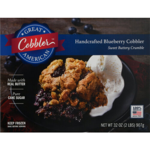 Great American Cobbler Cobbler, Handcrafted, Blueberry