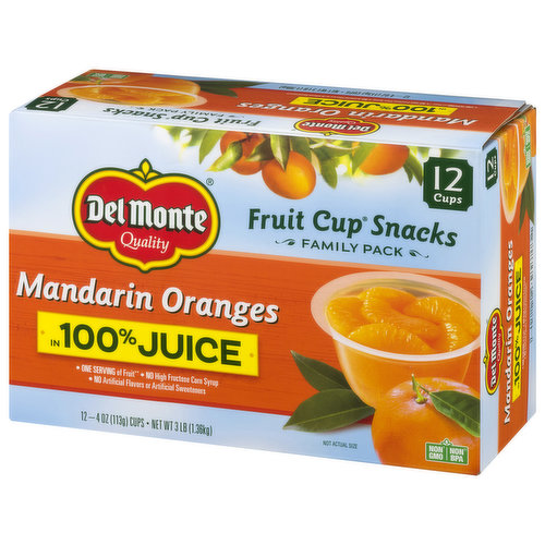 Del Monte® Fruit Cup® Snacks: Mixed Fruit in 100% Juice