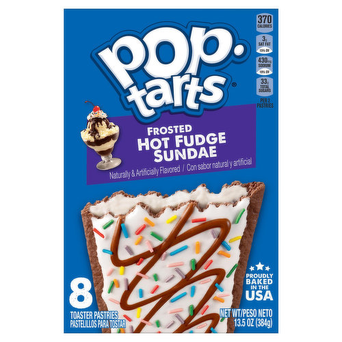 Toaster Pastries, Hot Fudge Sundae, Frosted