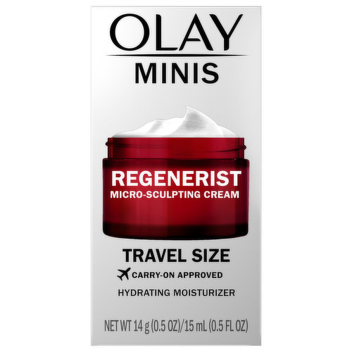 Olay Micro-Sculpting Cream, Regenerist, Advanced Anti-Aging, Moisturize, Trial Size