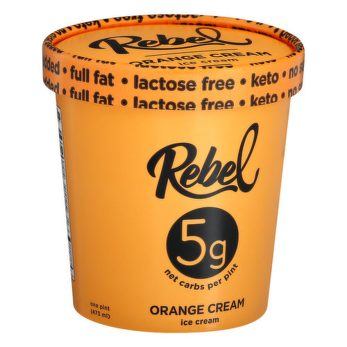 Rebel Ice Cream, Orange Cream