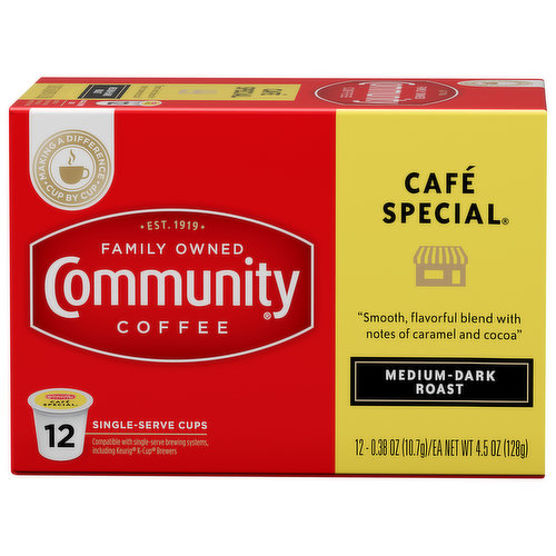 Community Cafe Special Medium-Dark Roast Coffee Single-Serve Cups