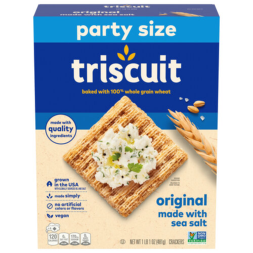 Triscuit Crackers, Original, Party Size