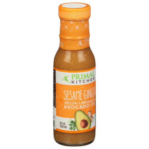 Primal Kitchen Dressing & Marinade, Greek 8 Fl Oz, Salad Dressing