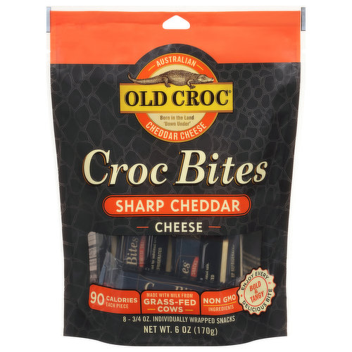 Old Croc Cheese Snacks, Sharp Cheddar