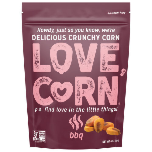 Love Corn Corn, BBQ, Crunchy