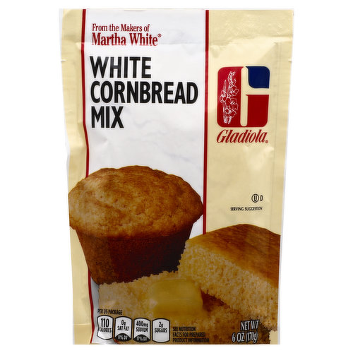 Gladiola Cornbread Mix, White