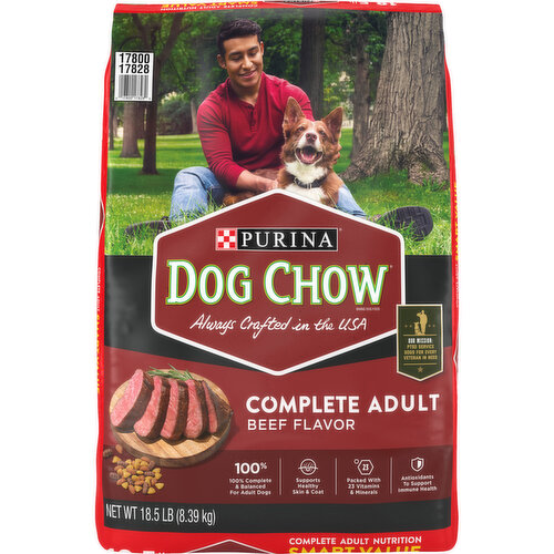 Purina Purina Dog Chow Complete Adult Dry Dog Food Kibble Beef Flavor