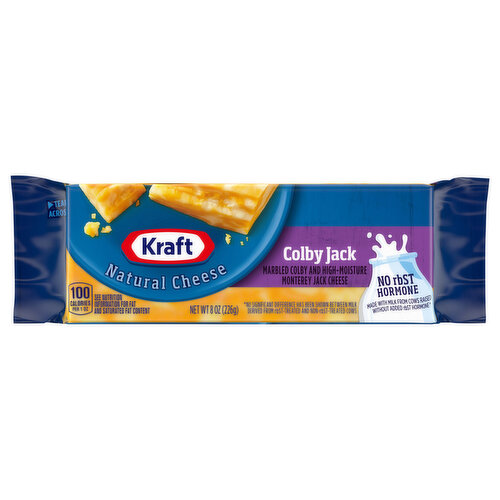 Kraft Cheese, Natural, Colby Jack