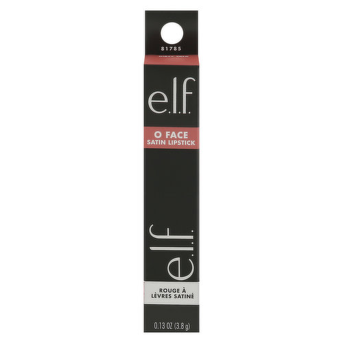 e.l.f. Lipstick, O Face, Dirty Talk/Satin