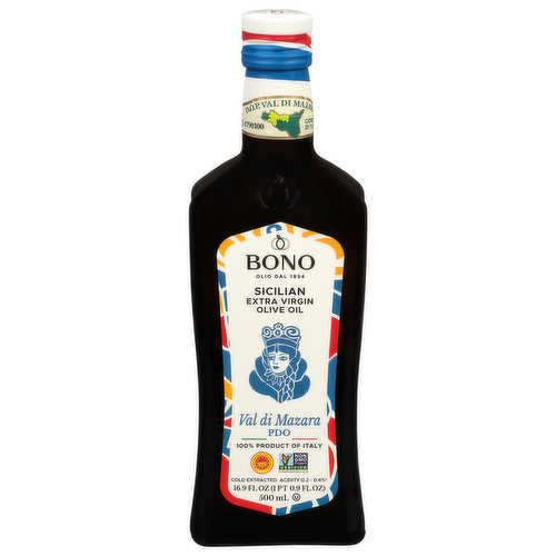 Bono Olive Oil, Extra Virgin, Sicilian