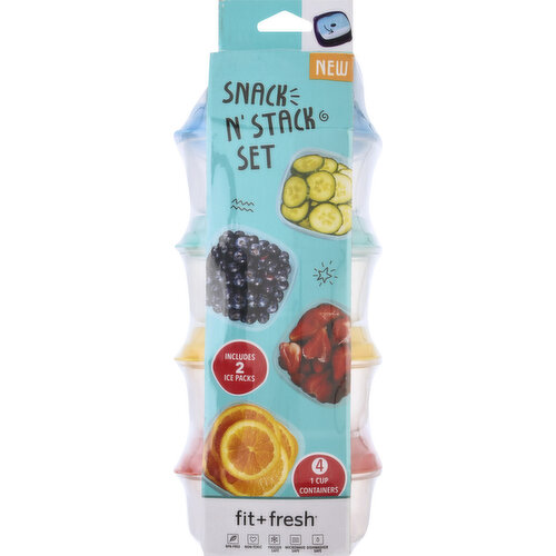 Fit & Fresh Snack N' Stack Set