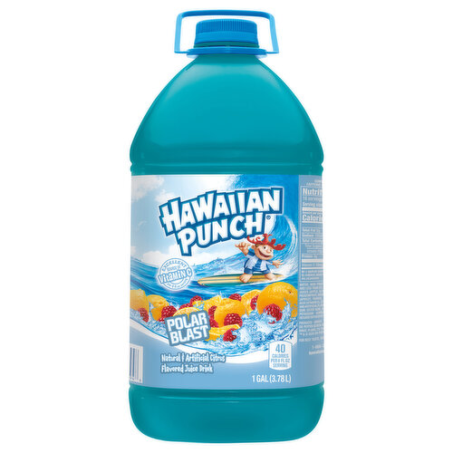 Hawaiian Punch Flavored Juice Drink, White Water Wave 1 Gal