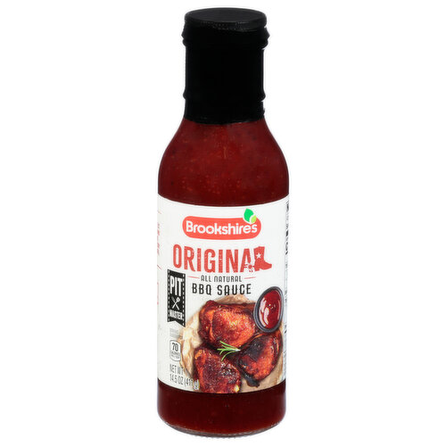 All natural. Pit master. Our exclusive original all-natural BBQ sauce is perfect on all meats. Great as a finishing glaze, slathering, or dipping. Formulated by pit master Freddy Ray to enhance, not overpower, your BBQ.