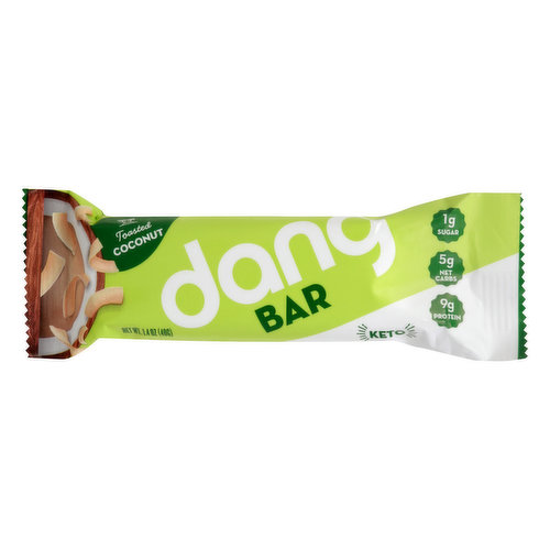 Dang Bar Bar, Keto, Toasted Coconut